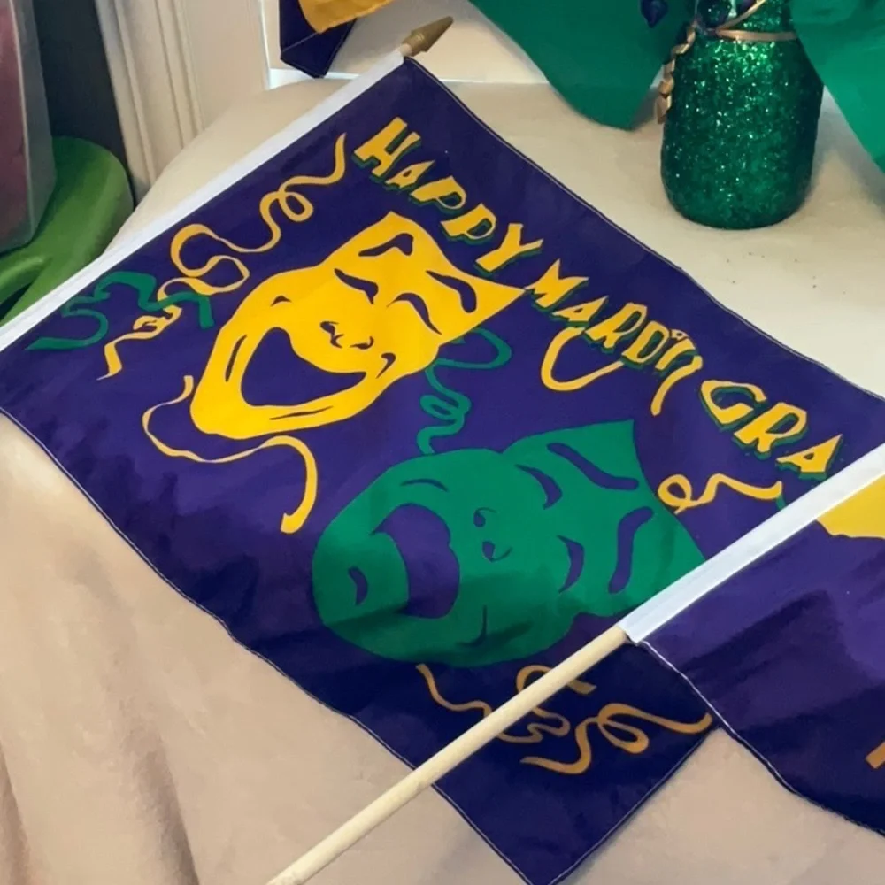 Mardi Gras Flags